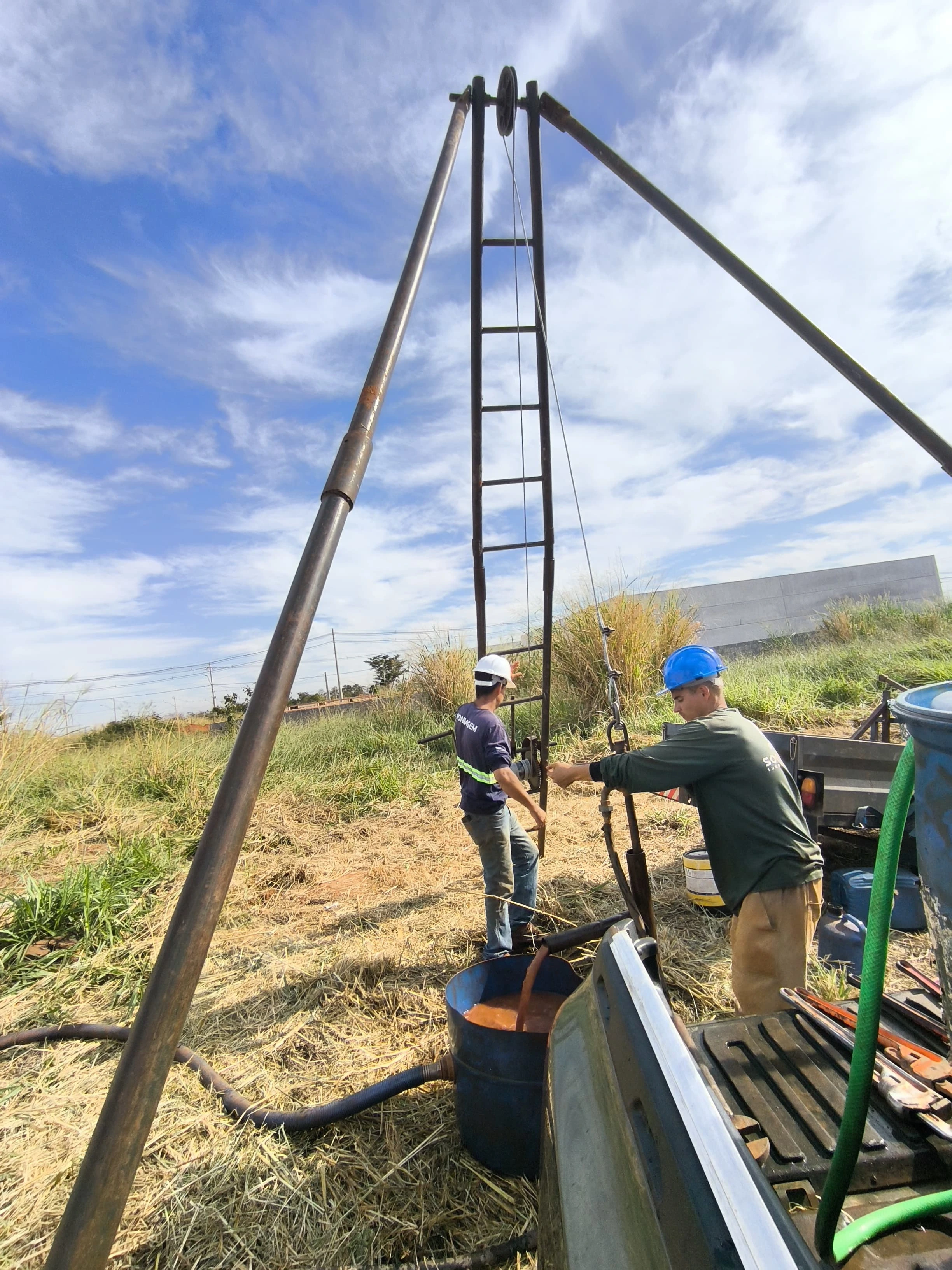 Sondagem SPT em Mirassol
